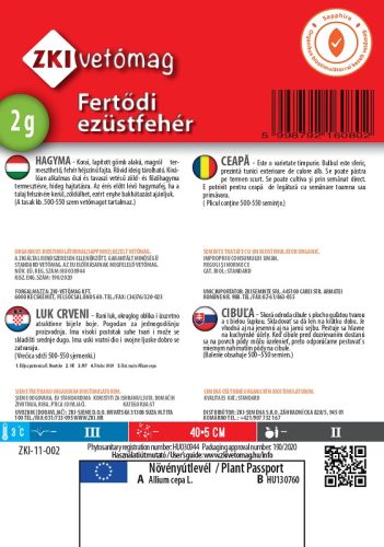 Gyöngyhagyma Fertődi ezüstfehér 2g ZKI