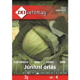 Fejeskáposzta Júniusi óriás 2g ZKI