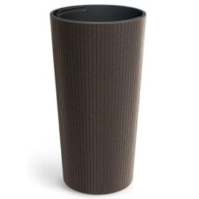VIRÁGCSERÉP 300W LAMIA SLIM ECO Wood - KÁVÉ