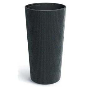 VIRÁGCSERÉP 300W LAMIA SLIM ECO Wood - ANTRACIT