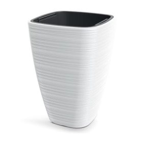 VIRÁGCSERÉP VENA 300 SQUARE HIGH - FEHÉR