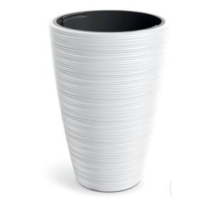 VIRÁGCSERÉP VENA 350 ROUND HIGH - FEHÉR