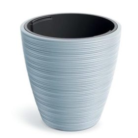 VIRÁGCSERÉP VENA 400 ROUND LOW - VILÁGOS SZÜRKE